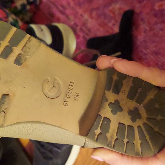 Guess Sparkly Combat Boots Size 8 - Picture 9 of 9